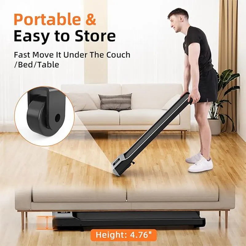Ergonest 2-in-1 Under-Desk Walking Pad – 100cm Deck, Remote