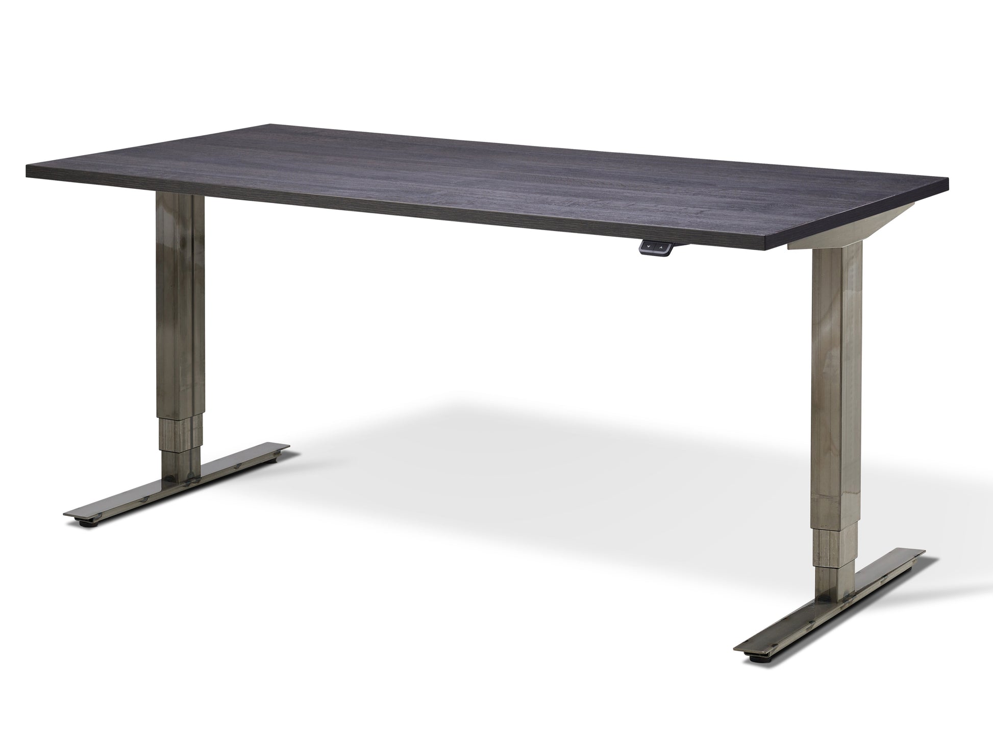 Signature Rustik Standing Desk FRISKA Anthracite Sherman Oak