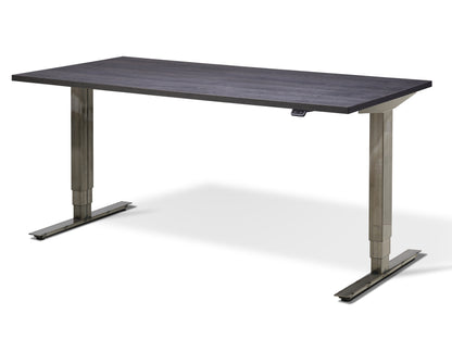 Signature Rustik Standing Desk FRISKA Anthracite Sherman Oak