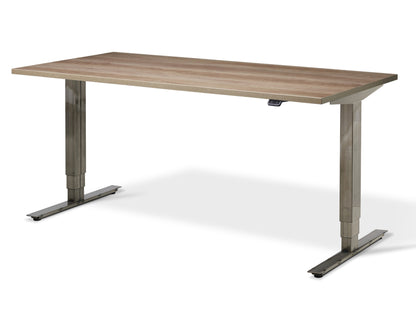 Signature Rustik Standing Desk FRISKA Grey Nebraska Oak