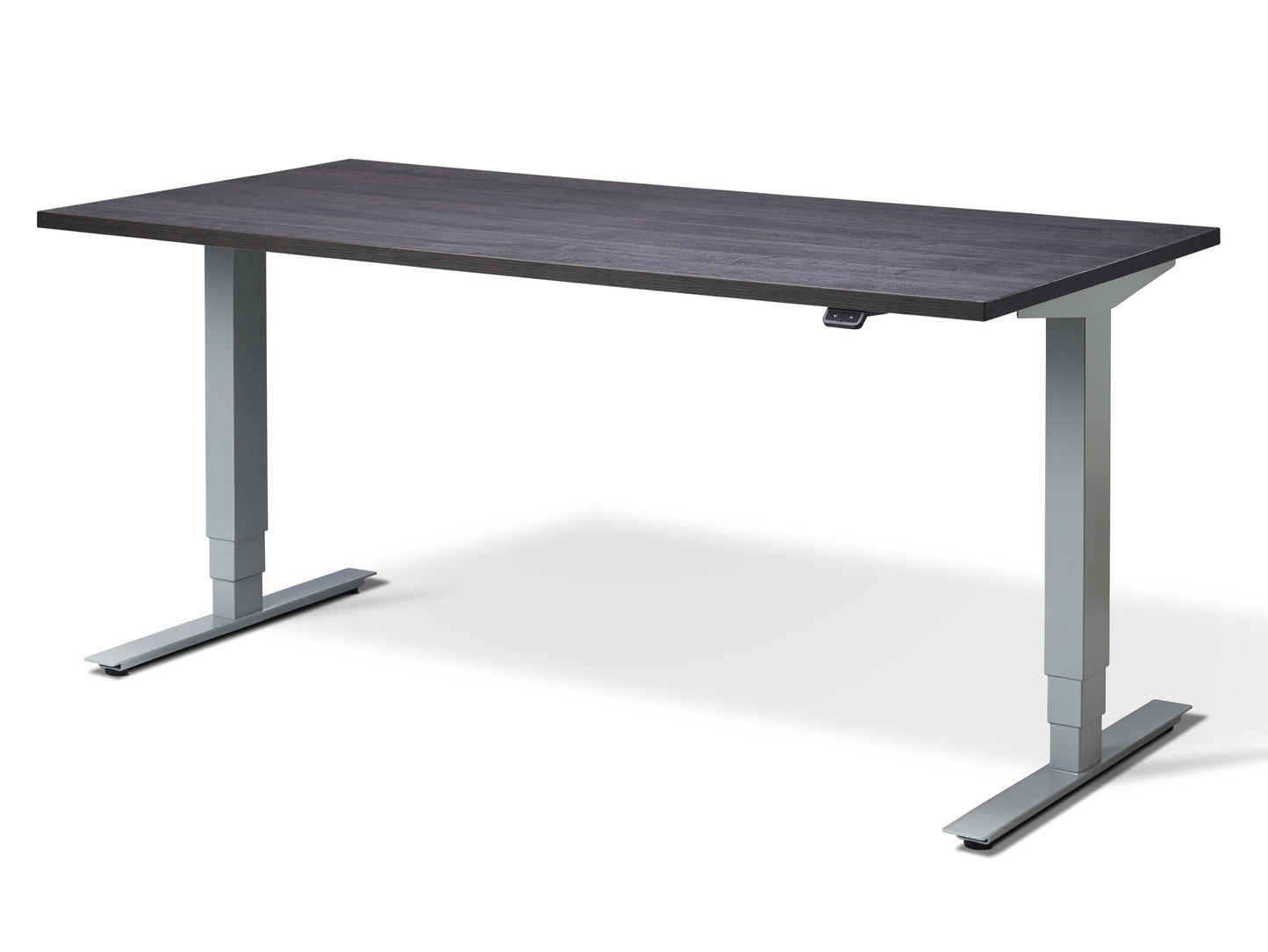 Stockholm Heavy-Duty Standing desk (with Bluetooth control) Desks FRISKA Anthracite Sherman Oak Silver