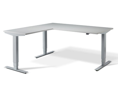 Stockholm Height Adjustable Corner Desk(With Bluetooth Control)