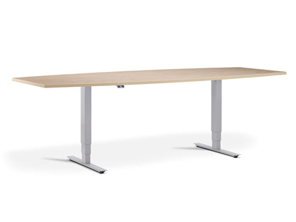 Stockholm Sit-Stand Meeting Table - Barrel Style (With Bluetooth Control)