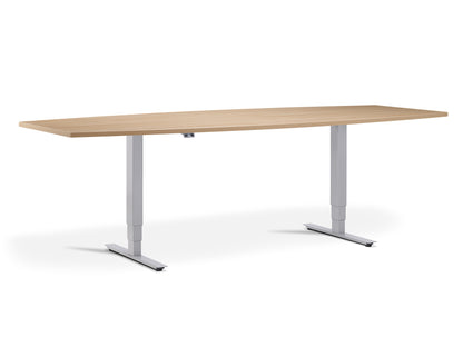 Stockholm Sit-Stand Meeting Table - Barrel Style (With Bluetooth Control)