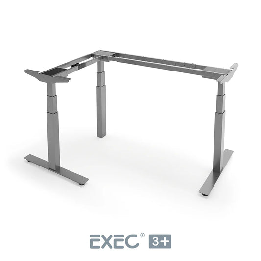 EXEC 3+ Triple Motor L-Shaped Height Adjustable Standing Desk