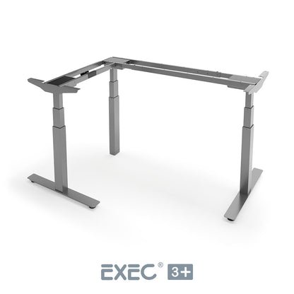 EXEC 3+ Triple Motor L-Shaped Height Adjustable Standing Desk