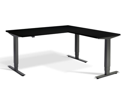 Stockholm Height Adjustable Corner Desk(With Bluetooth Control)