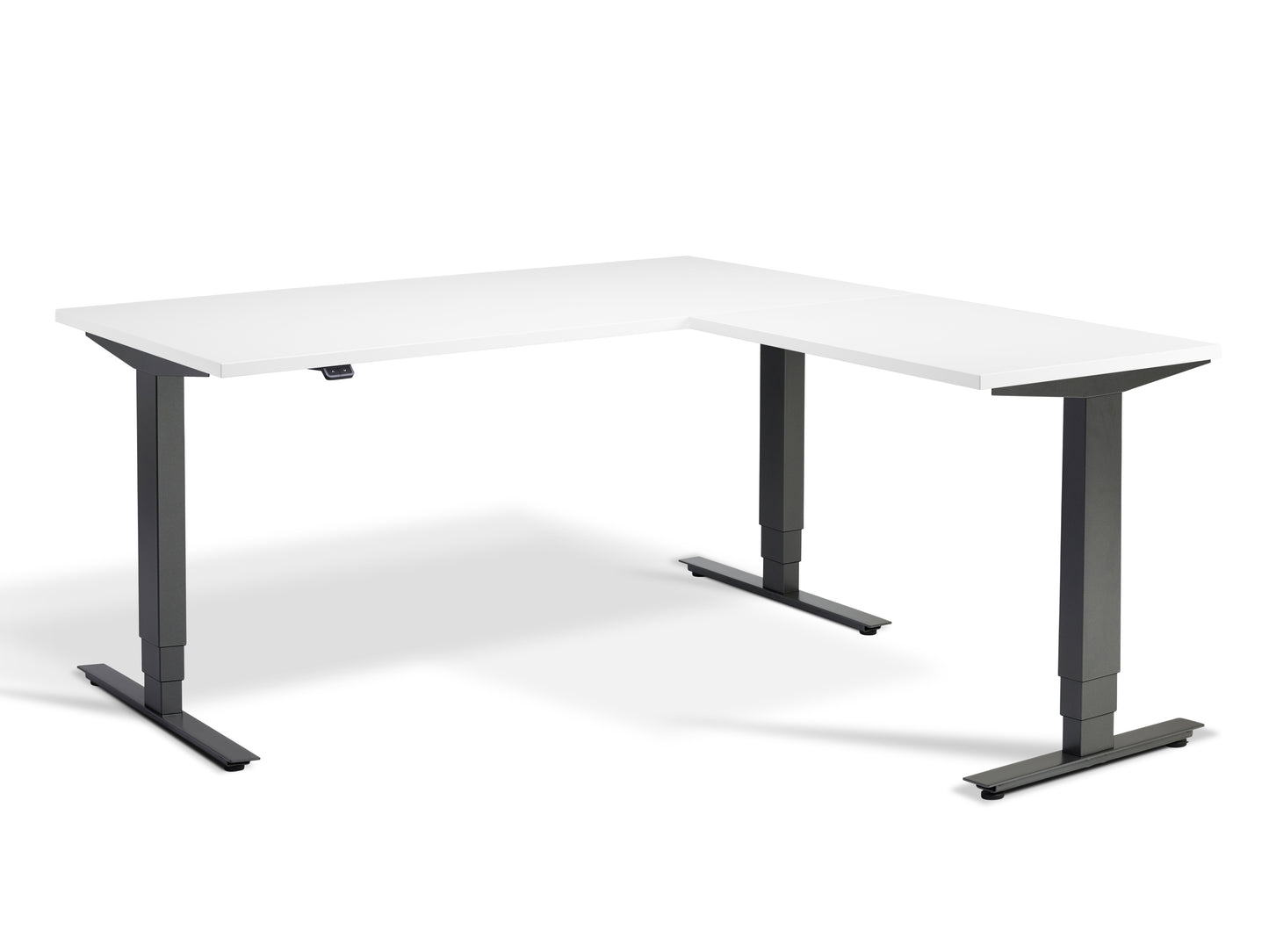 Stockholm Height Adjustable Corner Desk(With Bluetooth Control)