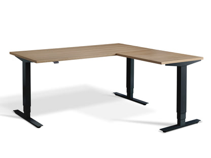 Stockholm Height Adjustable Corner Desk(With Bluetooth Control)