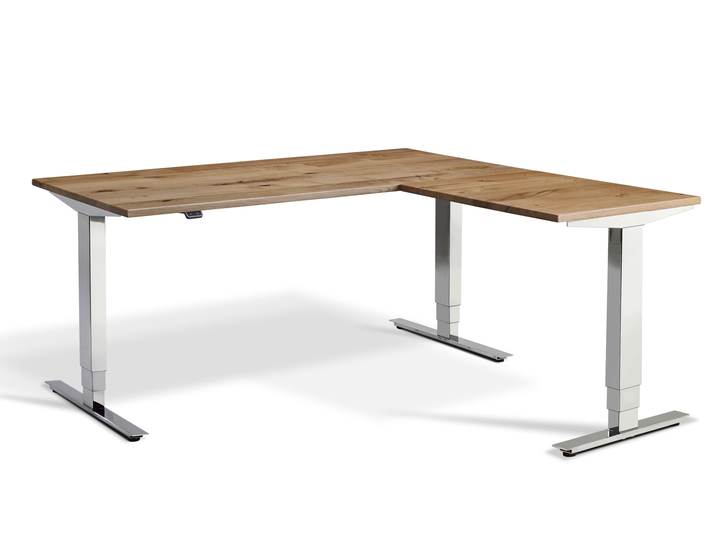 Stockholm Height Adjustable Corner Desk(With Bluetooth Control)