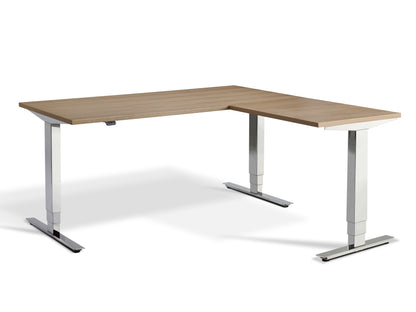 Stockholm Height Adjustable Corner Desk(With Bluetooth Control)