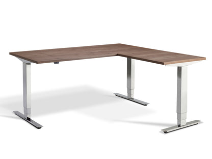 Stockholm Height Adjustable Corner Desk(With Bluetooth Control)