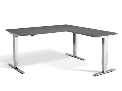 Stockholm Height Adjustable Corner Desk(With Bluetooth Control)