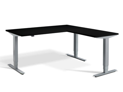 Stockholm Height Adjustable Corner Desk(With Bluetooth Control)