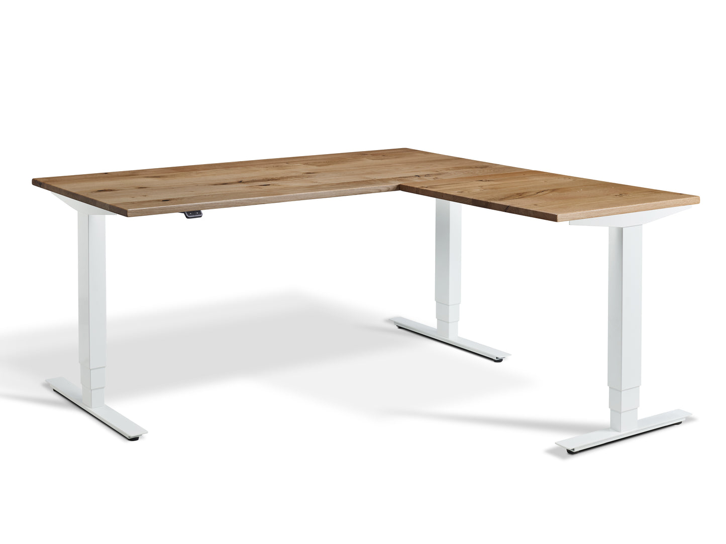 Stockholm Height Adjustable Corner Desk(With Bluetooth Control)