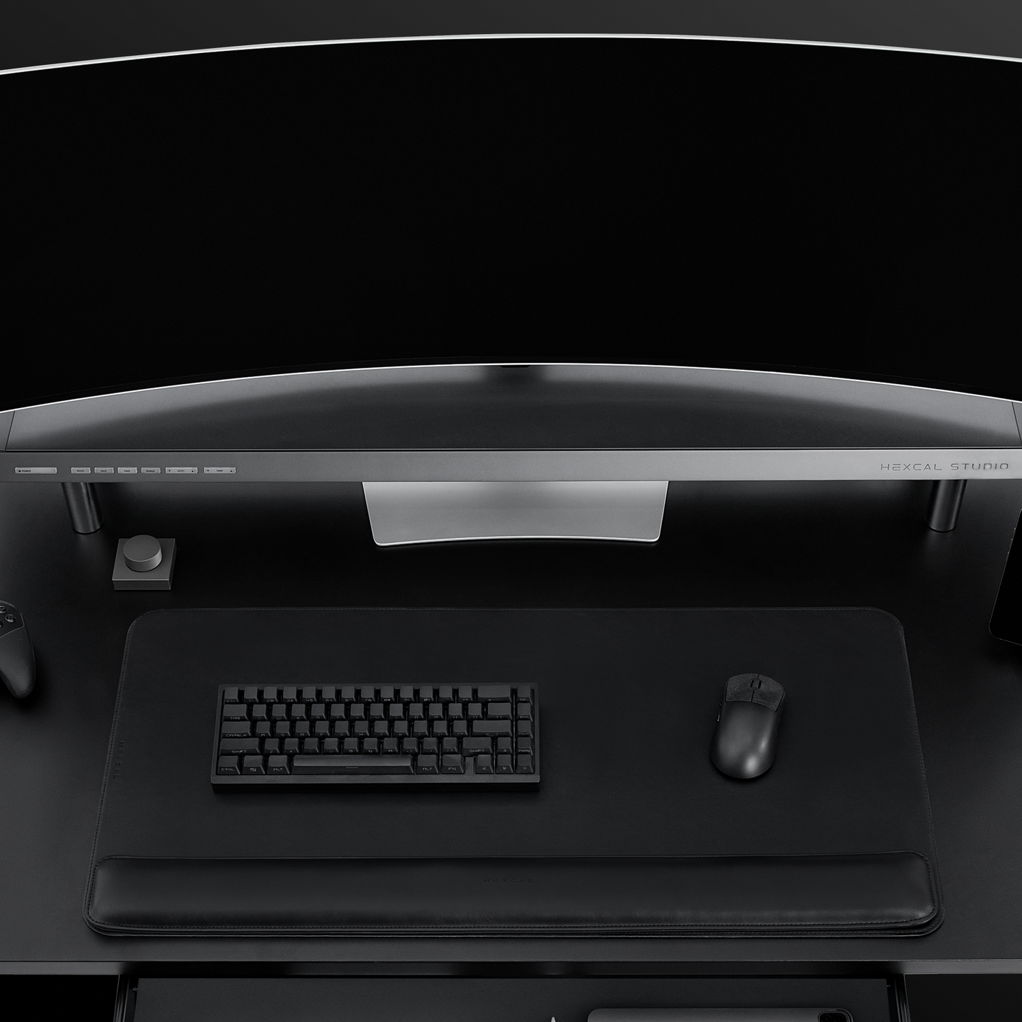 Hexcal Minimalistic Starter Bundle: Hexcal Studio™ Plus  &  Hexcal Desk Mat[Black]