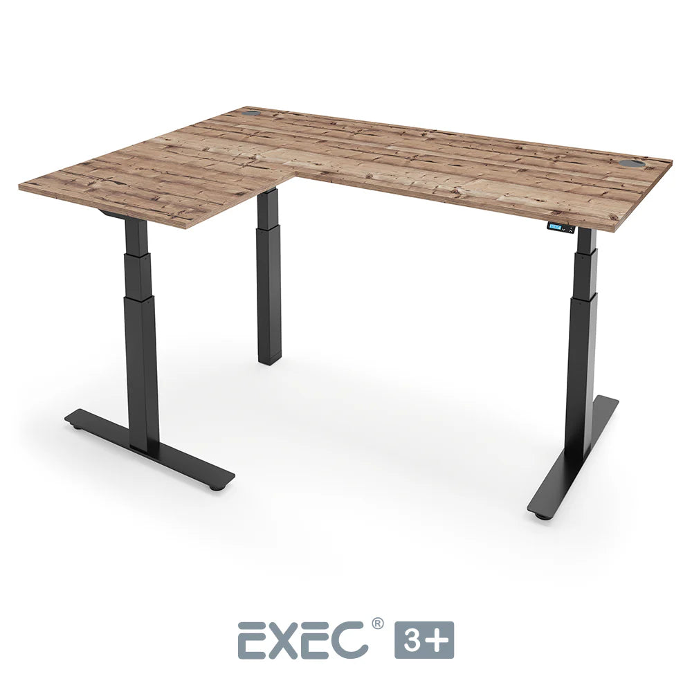 EXEC 3+ Triple Motor L-Shaped Height Adjustable Standing Desk