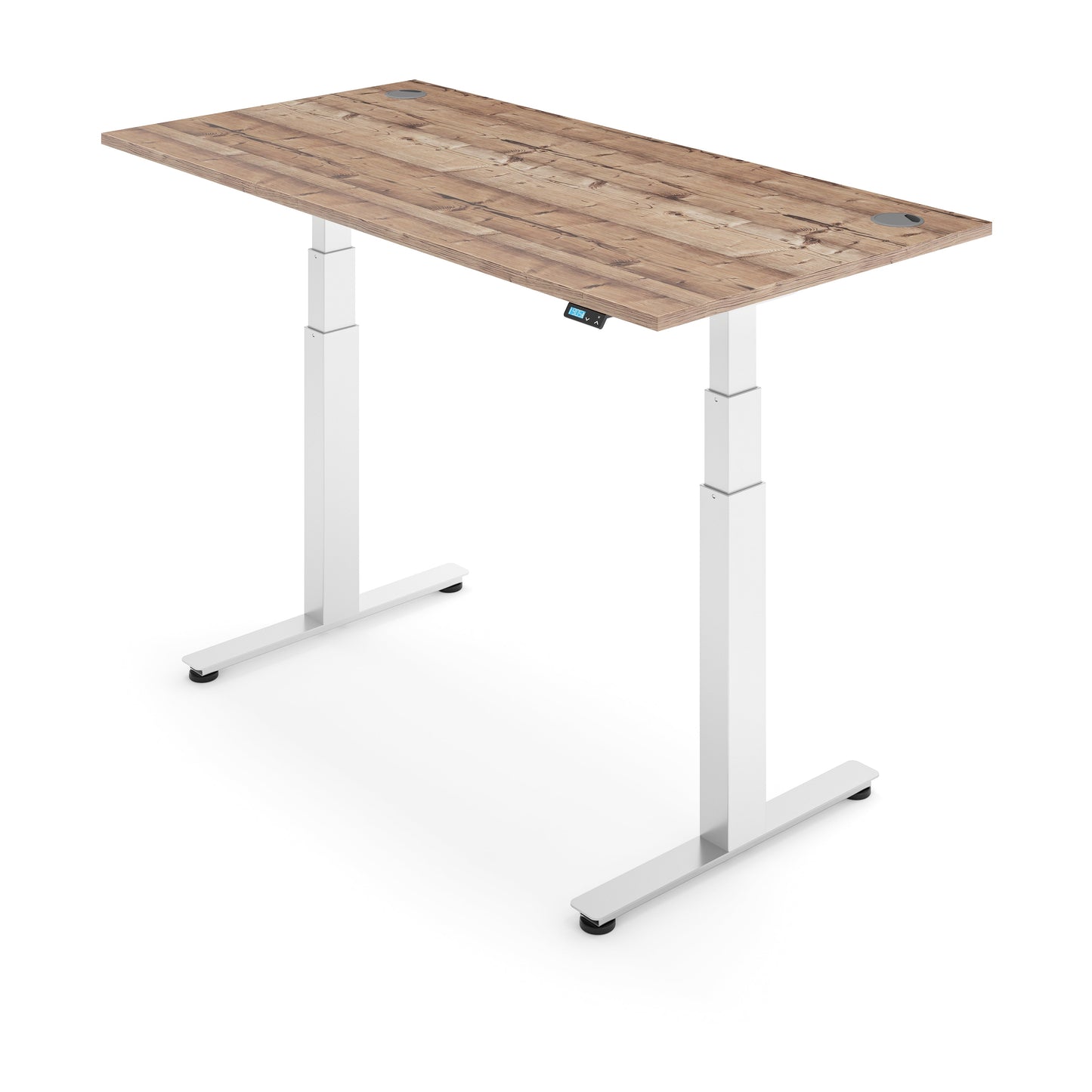 Flytta 2+ Timber worktop White frame