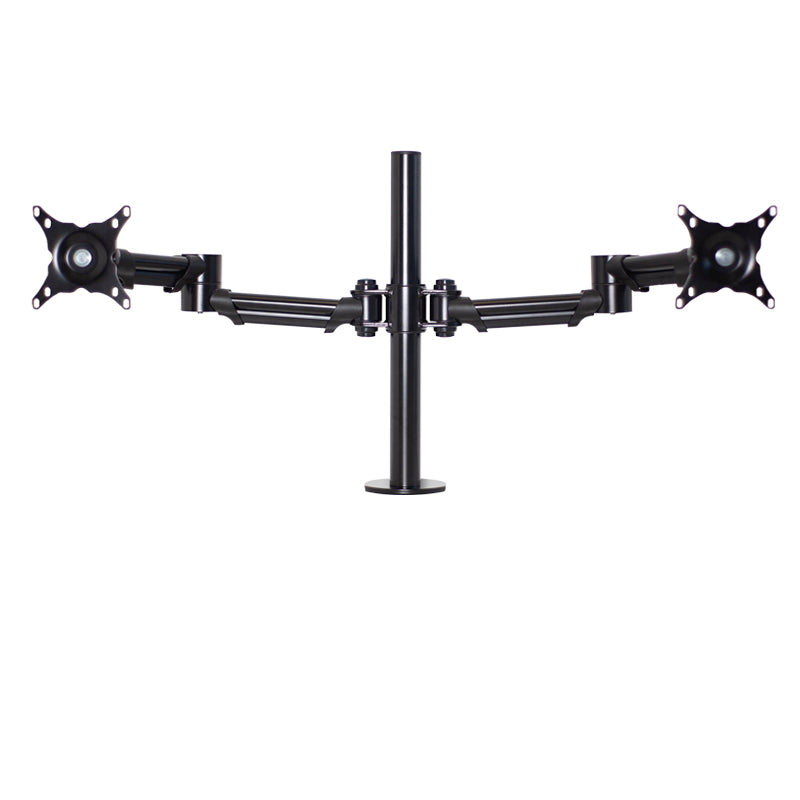 Heavy Duty Twin Monitor Arms