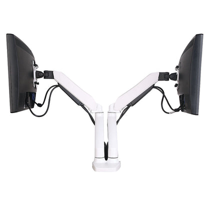 Ergonomic Gas Assisted Flat Screen Twin Monitor Arms