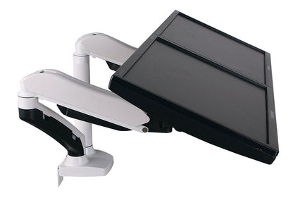 Ergonomic Gas Assisted Flat Screen Twin Monitor Arms