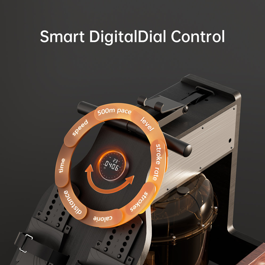 King Smith Fitness WM10 Foldable Water & Magnetic Rowing Machine