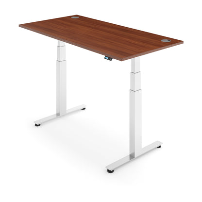 Flytta 2+ Walnut worktop White frame