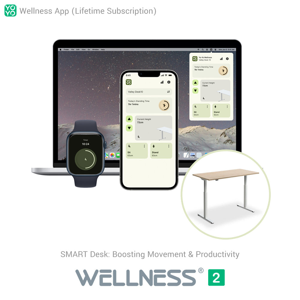 WELLNESS 2 Smart Dual-Motor Standing Desk