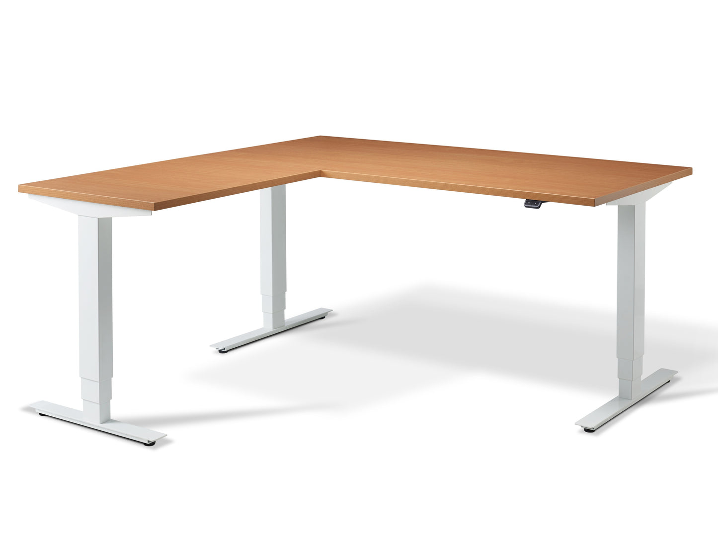 Stockholm Height Adjustable Corner Desk(With Bluetooth Control)