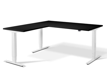 Stockholm Height Adjustable Corner Desk(With Bluetooth Control)