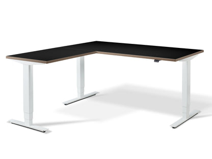 Stockholm Height Adjustable Corner Desk(With Bluetooth Control)