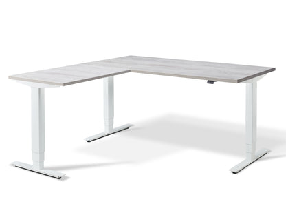 Stockholm Height Adjustable Corner Desk(With Bluetooth Control)