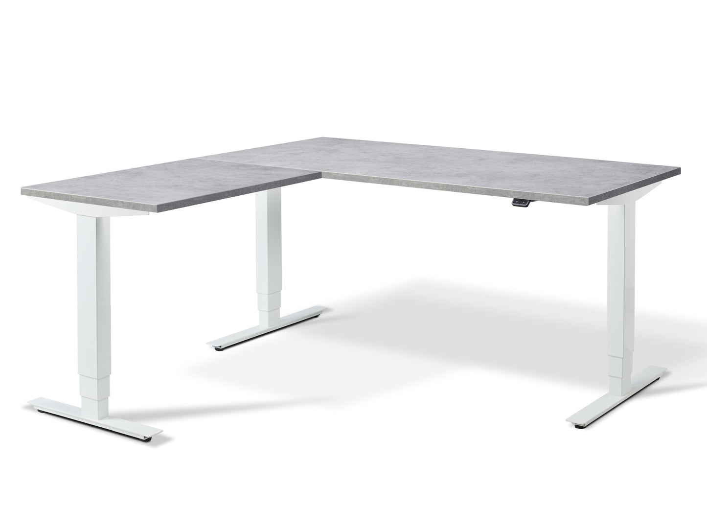 Stockholm Height Adjustable Corner Desk(With Bluetooth Control)