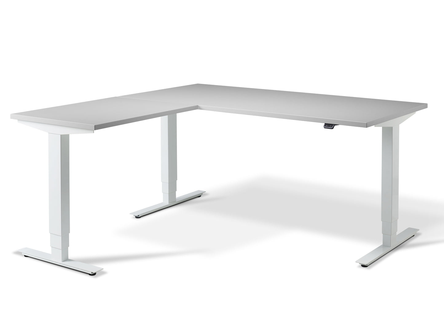 Stockholm Height Adjustable Corner Desk(With Bluetooth Control)