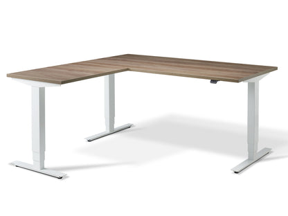 Stockholm Height Adjustable Corner Desk(With Bluetooth Control)