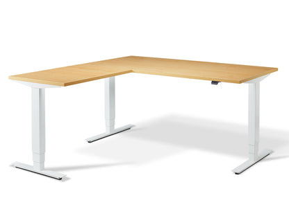 Stockholm Height Adjustable Corner Desk(With Bluetooth Control)