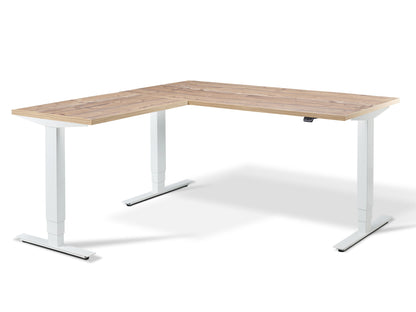 Stockholm Height Adjustable Corner Desk(With Bluetooth Control)