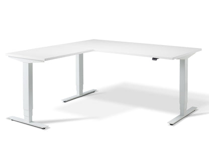 Stockholm Height Adjustable Corner Desk(With Bluetooth Control)