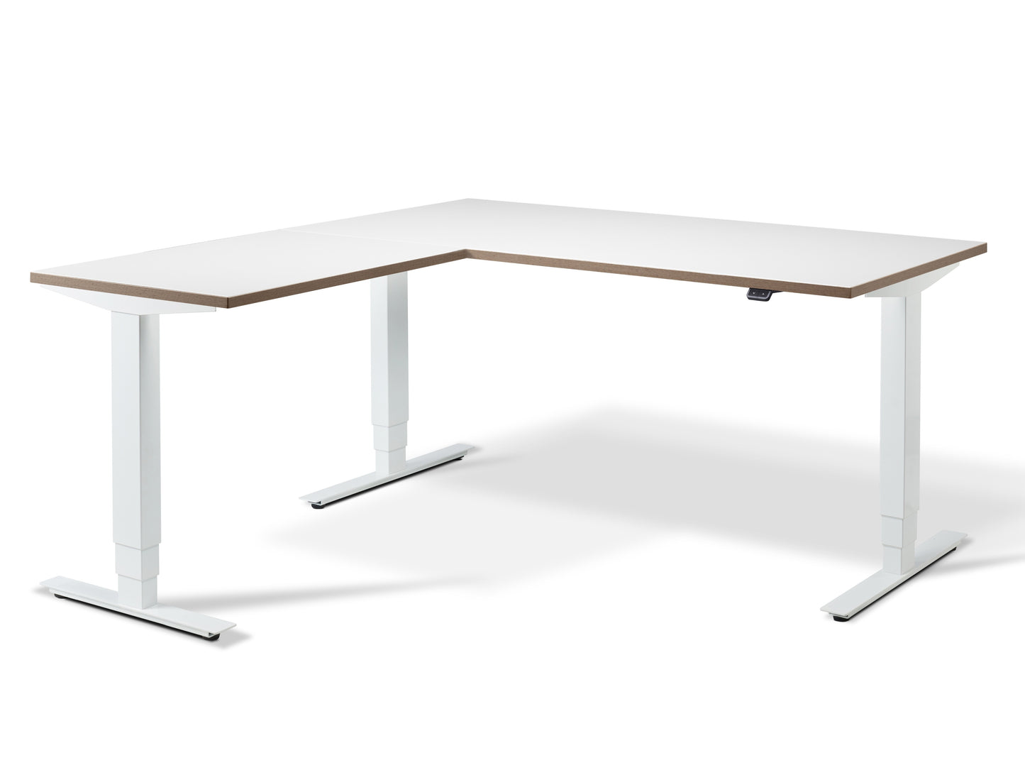 Stockholm Height Adjustable Corner Desk(With Bluetooth Control)