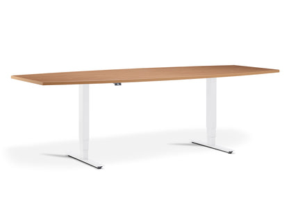 Stockholm Sit-Stand Meeting Table - Barrel Style (With Bluetooth Control)