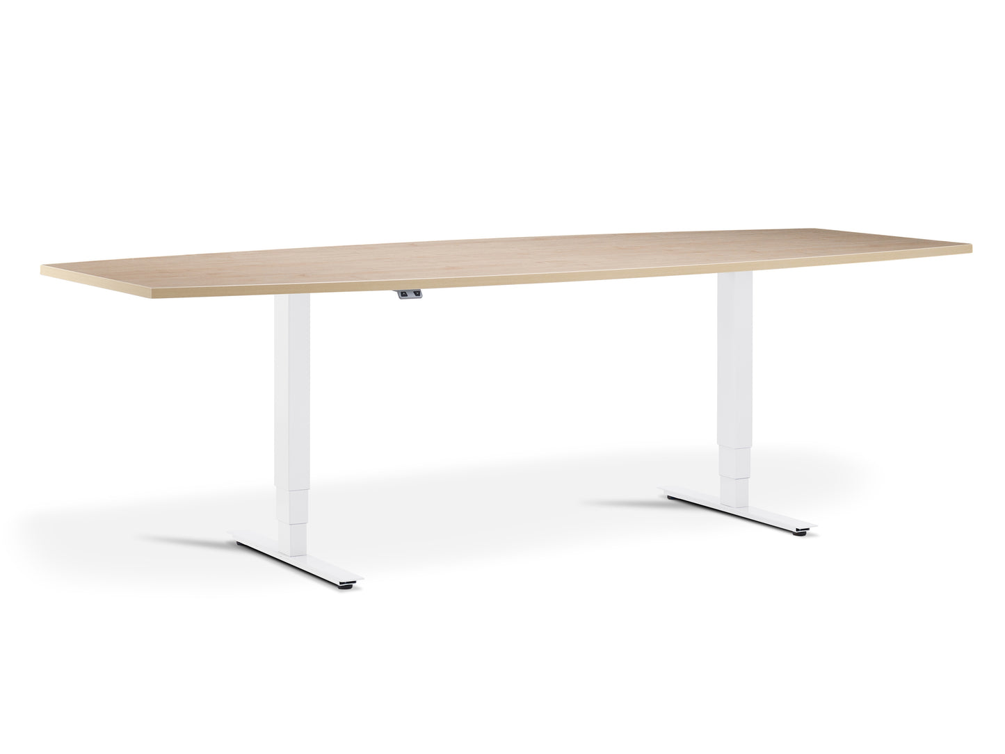 Stockholm Sit-Stand Meeting Table - Barrel Style (With Bluetooth Control)