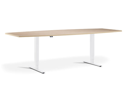 Stockholm Sit-Stand Meeting Table - Barrel Style (With Bluetooth Control)