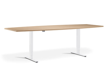 Stockholm Sit-Stand Meeting Table - Barrel Style (With Bluetooth Control)