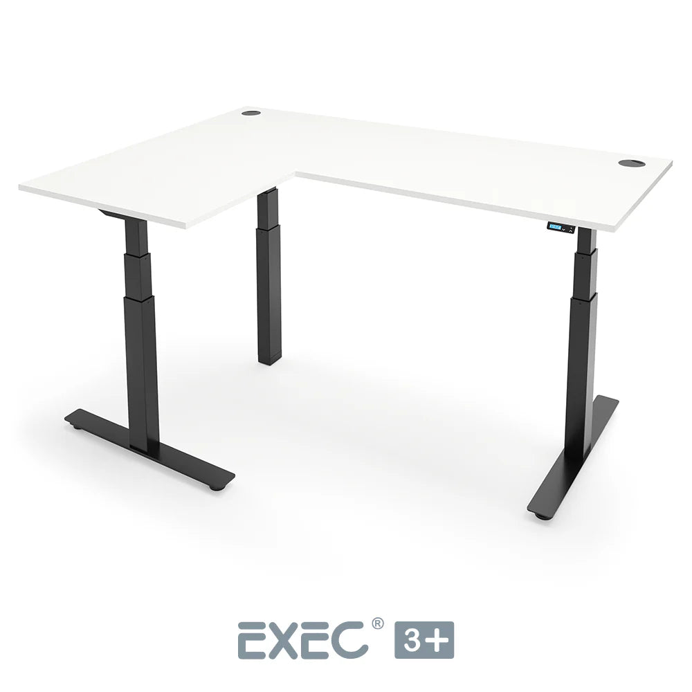 EXEC 3+ Triple Motor L-Shaped Height Adjustable Standing Desk