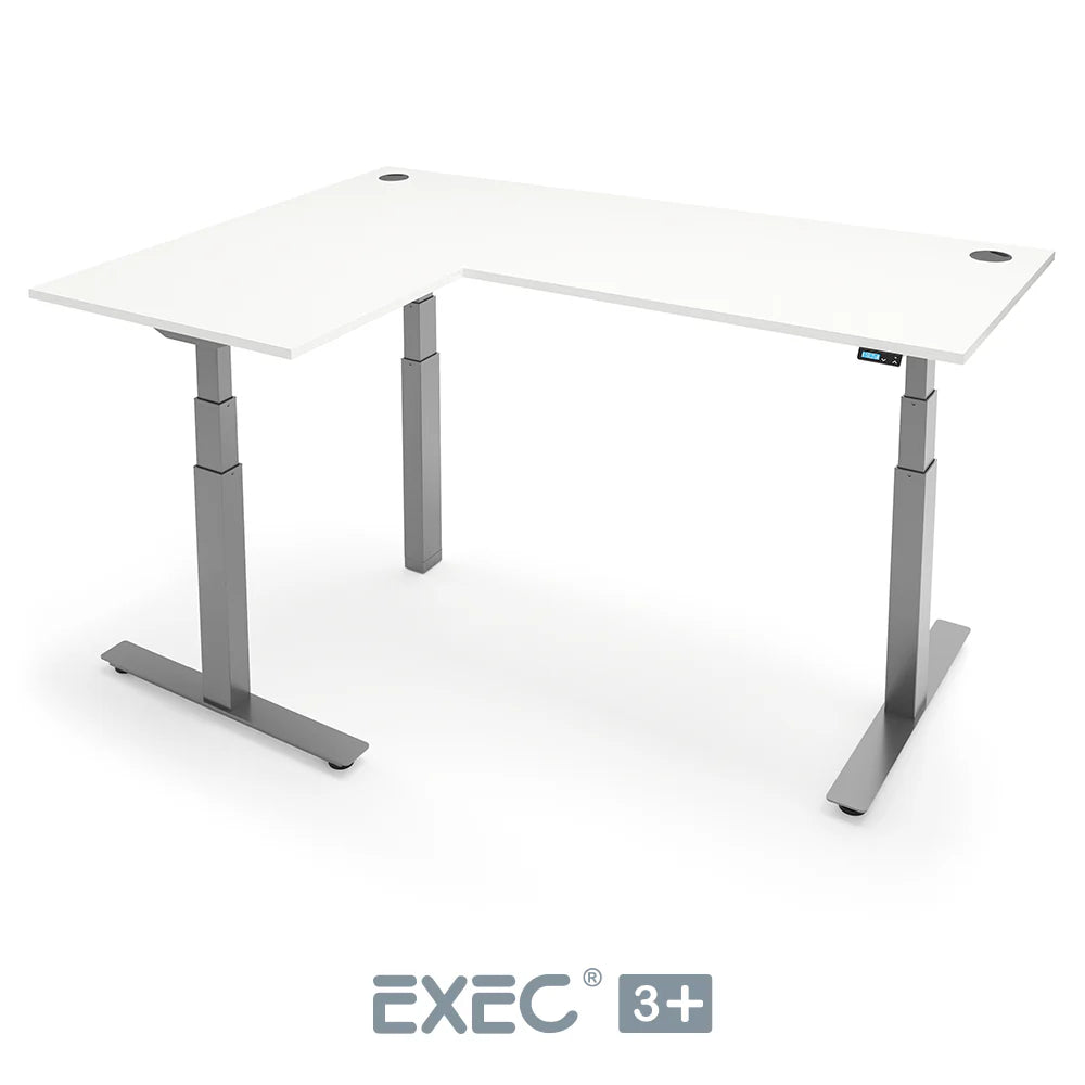 EXEC 3+ Triple Motor L-Shaped Height Adjustable Standing Desk