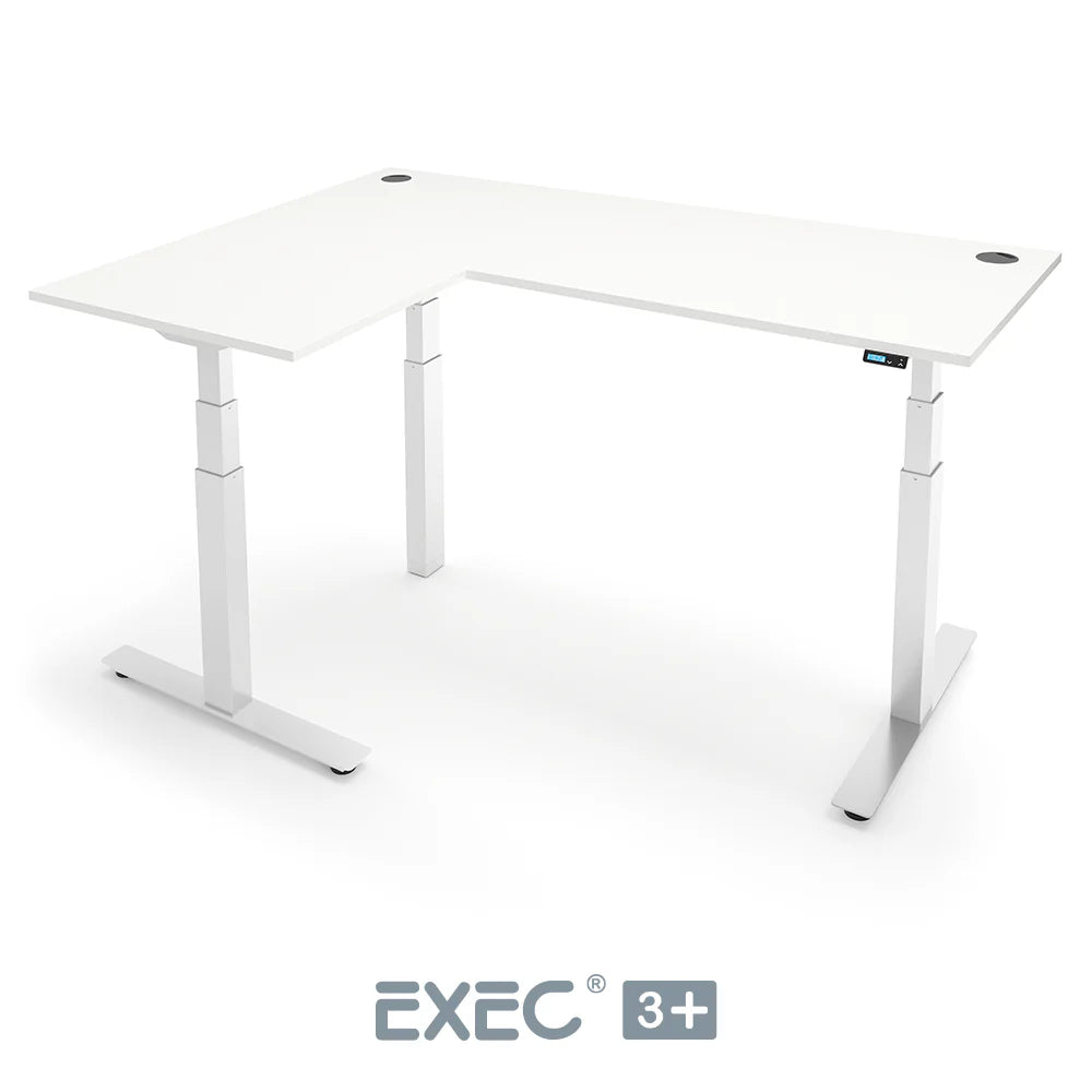 EXEC 3+ Triple Motor L-Shaped Height Adjustable Standing Desk