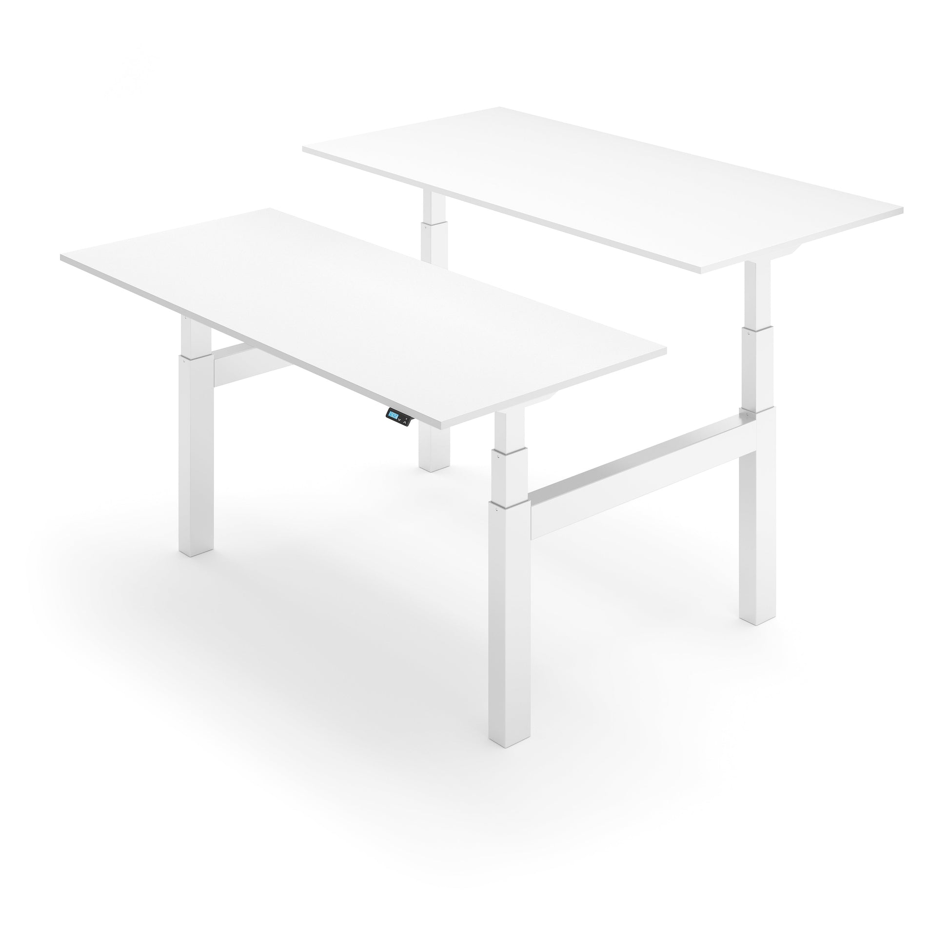Flytta Back-2-Back White worktop White frame