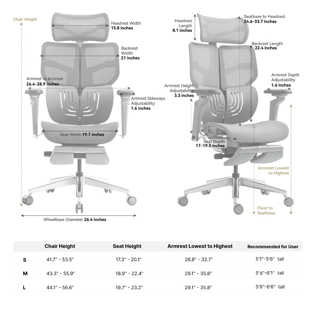 HINOMI X1 Ergonomic Chair: Robust Design, Supreme Comfort