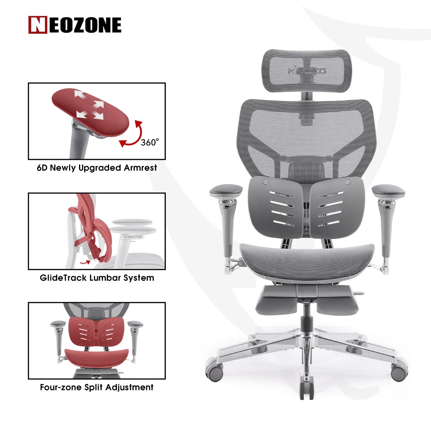 MUSSO X700 Ergonomic Office Chair with GlideTrack Technology