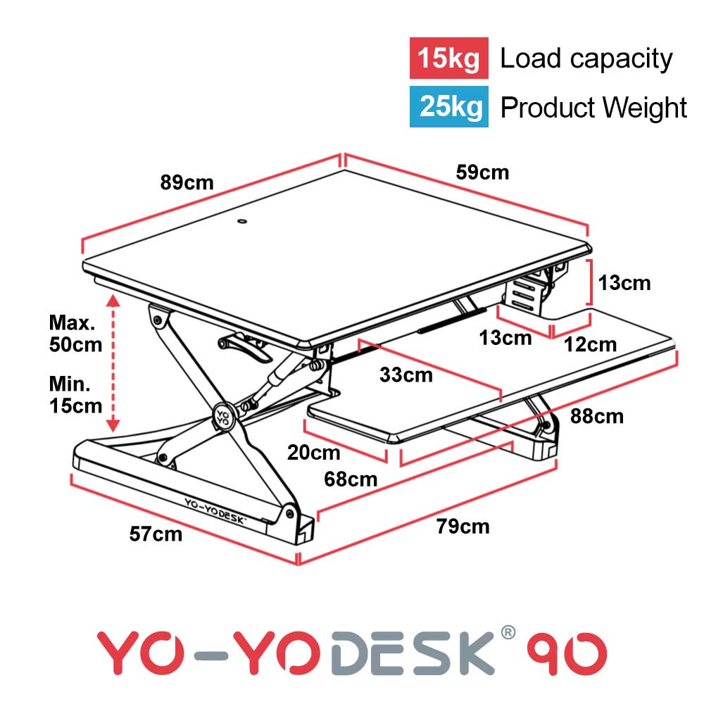 Yo-Yo DESK 90 YO-YO DESK